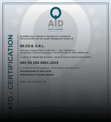 Certificazione UNI/PDR 125:2022