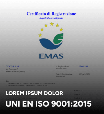 Certificazione EMAS